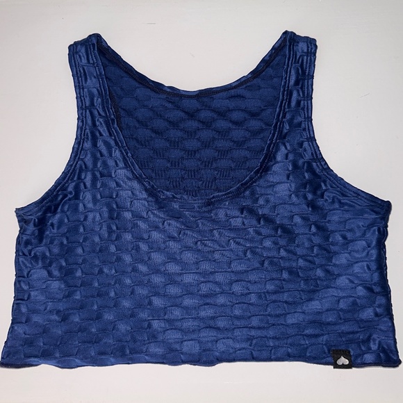 Chrome Cropped Tank - Picture 1 of 3